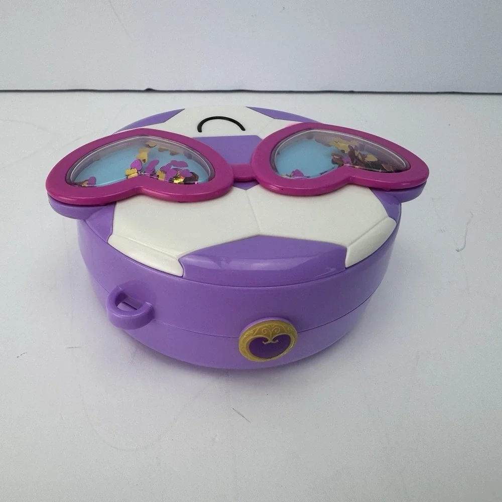 Mattel POLLY POCKET Pocket World Outdoor‎ Sports Purple Soccer Ball Case Figure